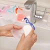 5pcs Soap Bag Soft for Shower, Soap Pouch Saver with Drawstring for Foaming and Drying,Hangable - Color Random 2