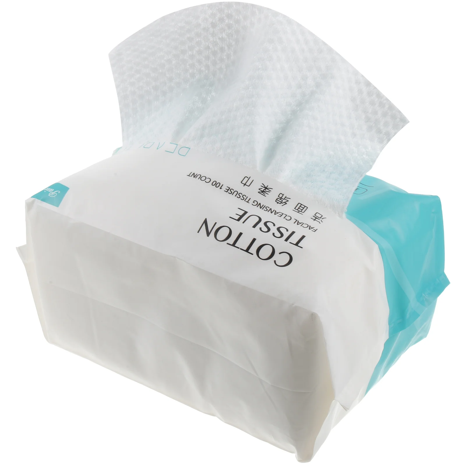 1 Pack Disposable Removable Non-woven Facial Towel Thick Cleansing Wet and Dry Makeup Remover Tissue(100 Sheets)