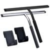 10'' INCH Silicone Shower Squeegee Scrape Black Gray Color With Hook Cleaner Bathroom Kitchen Glass Car Cleaning Tools 1