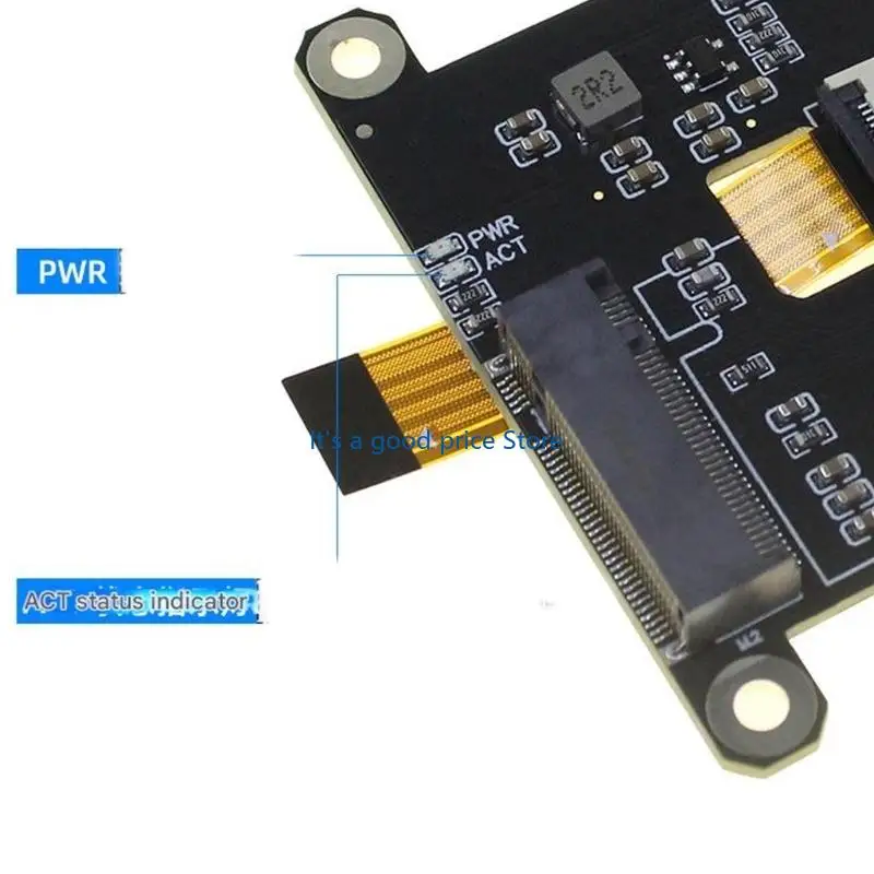 소형 저장 장치 PCIe-M.2 2230 2242 2280 단일 보드 컴퓨터용 NVMe 보드 하드 드라이브 어댑터