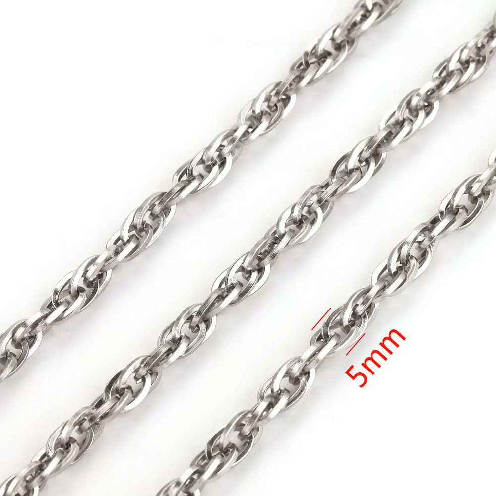 Catena In Acciaio Inox Per Gioielli Fai Da Te - 2 Metri, Larghezza 9mm, SC-1000-E, Senza Nichel