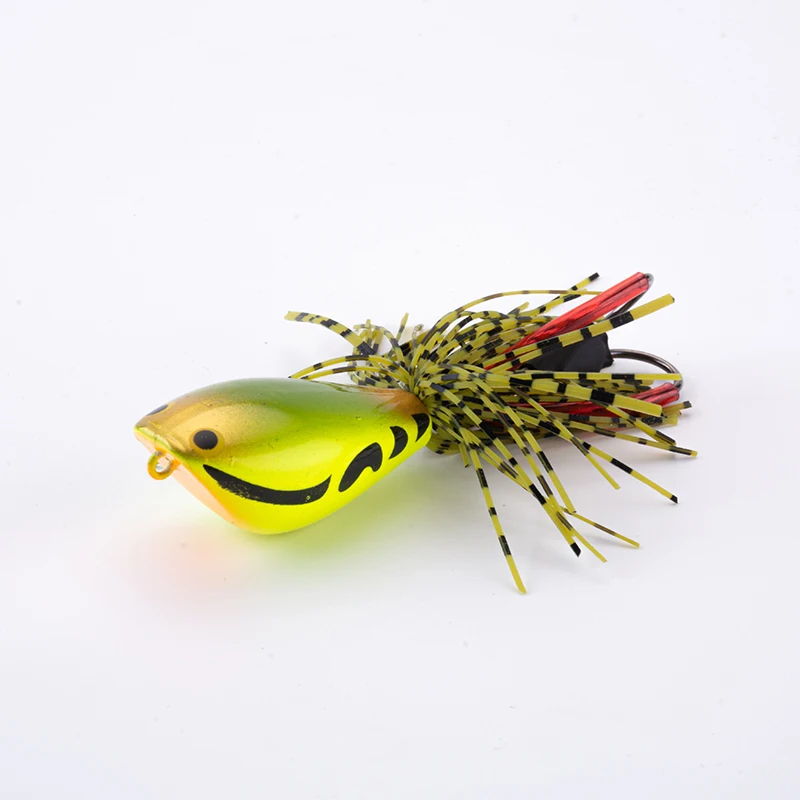 TOLU Frog Lure 9g 83mm 15 Color Hard Fishing Lures Double Hooks Top Water  Ray Frog Artificial Minnow Crank Bait Fishing Tackle