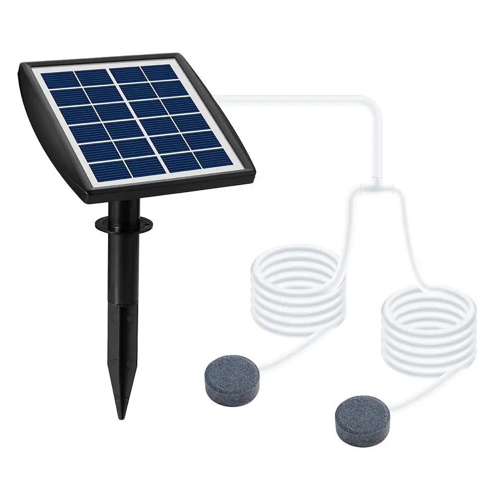 Solar Oxygen Pump Power Storage Built-in 3.7v 2200mAh Lithium Battery Courtyard Fishbowl Outdoor Fishing Low Noise Aerator aquarium air pump,fish tank oxygen pump,fish tank pump