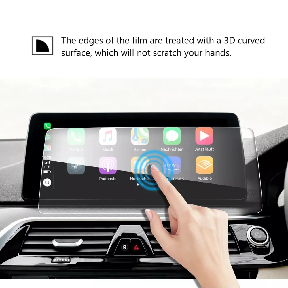 

Car Screen Tempered glass Protector For BMW 5series 2021 12.3 Inch GPS Navigation Touch Center Display Auto Interior Accessories