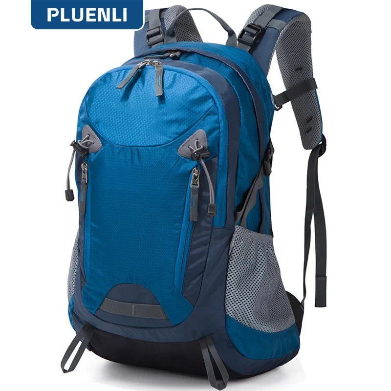 PLUENLI 다기능 하이킹 배낭, 야외 대용량 하이킹 여행 운동 가방, 크로스 컨트리