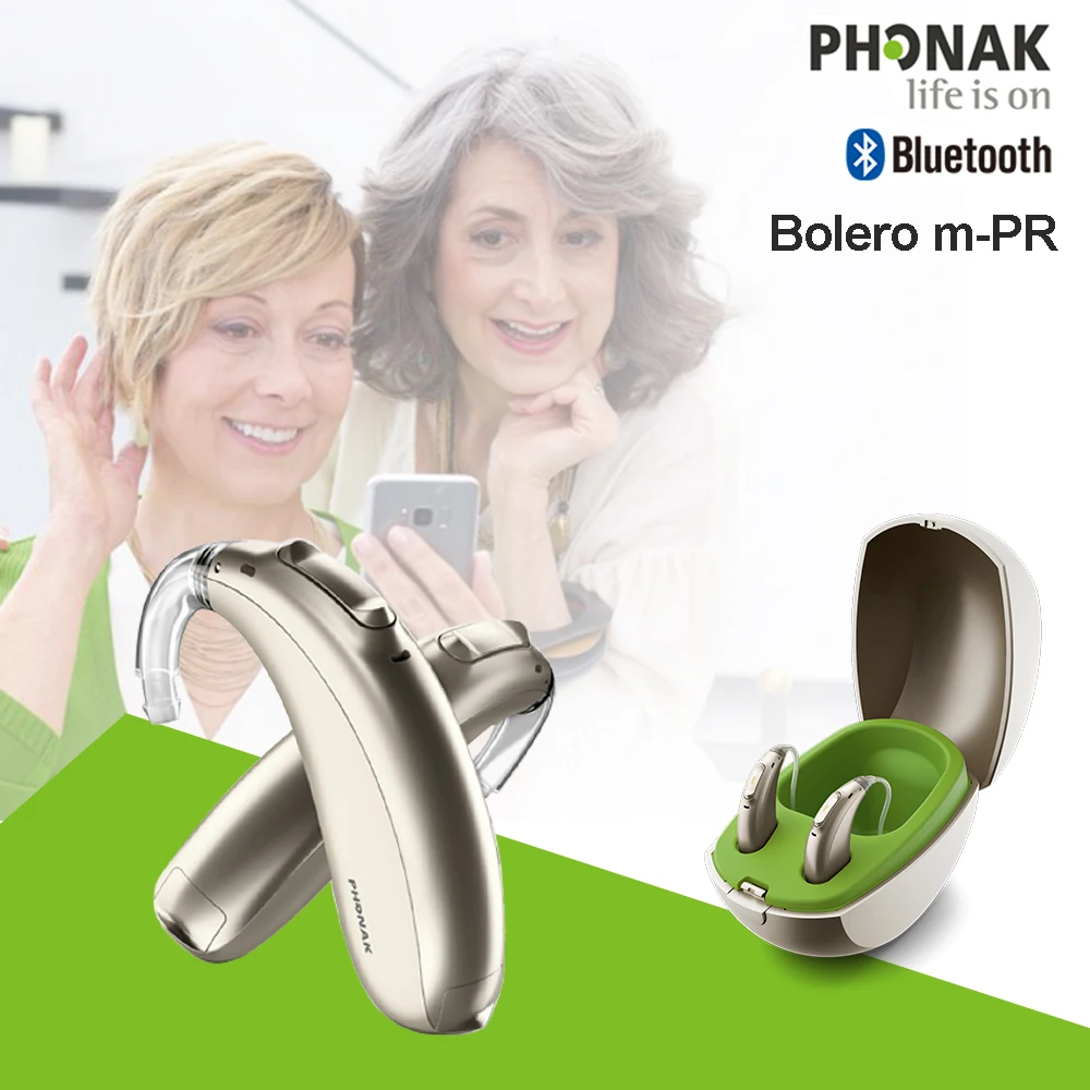 Phonak Hearing Aids Bte(bolero Mpr)bluetooth Echargeable Wireless