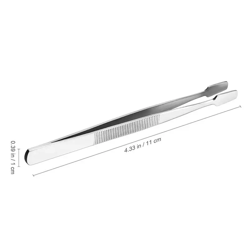 Handmade Crafting Tweezers Stainless Steel Stamp Tweezers Stamp Collecting Clips Eyebrow 10Pcs precision tweezers tweezer tool pimples blackhead tweezers