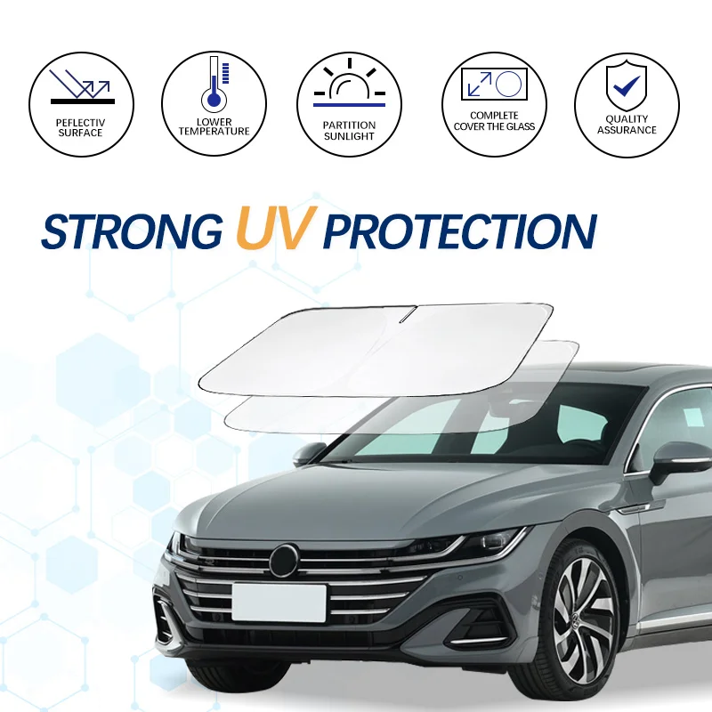 Car Windshield Sun Shade volkswagen Arteon Sunshade Summer Visor Protector Foldable Blocks UV Rays Protection Accessories