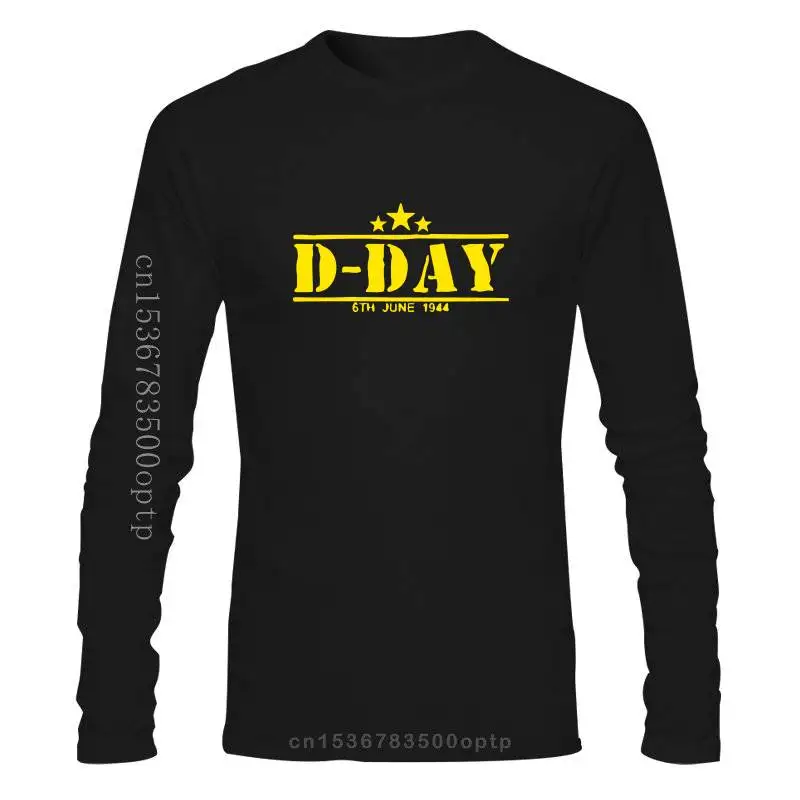 Man Clothing New D-DAY 1944 ARMY NORMANDY MILITARY CHURCHILL BEACHES FUN T SHIRT | Мужская одежда