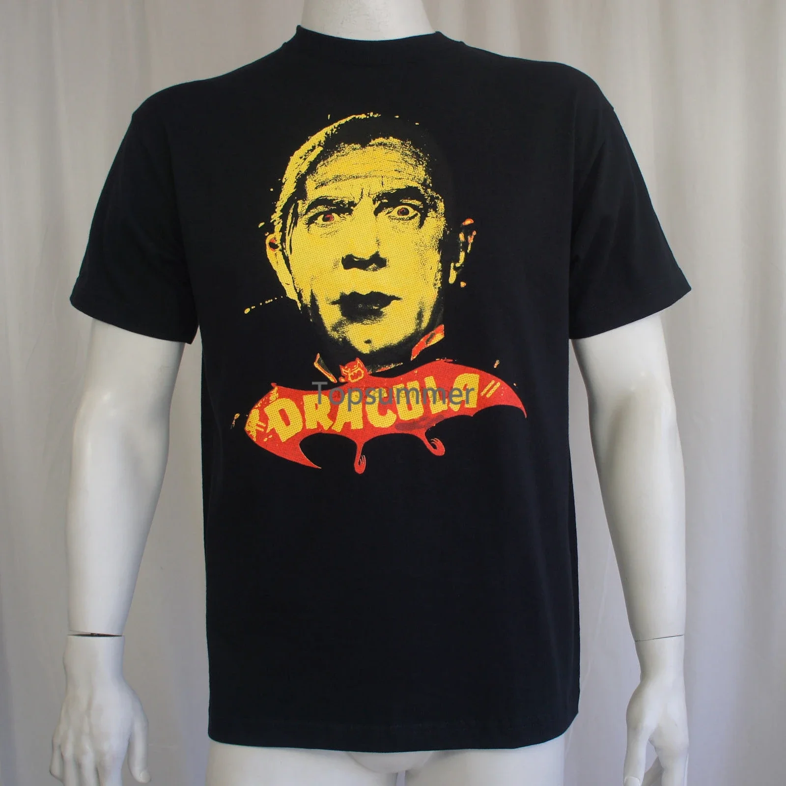 

Authentic Universal Monsters Dracula Bela Lugosi Yellow Face T Shirt S 3Xl New Casual Short Sleeve T Shirt Novelty Top Tee