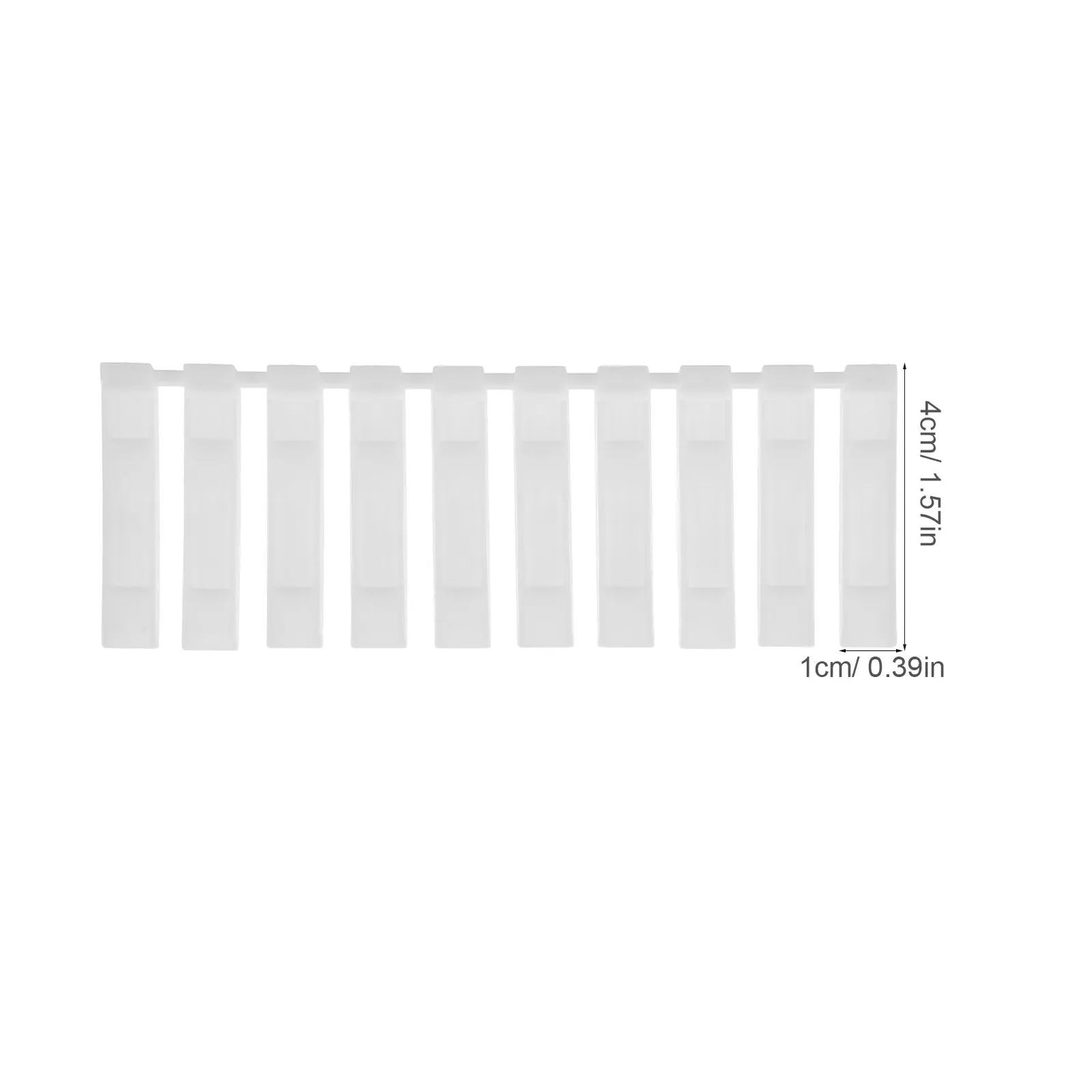 은행 카드용 블랭크 실링 스트립, 금융 보안 및 개인정보 보호를 위한 범용 플라스틱 스트립, 이벤트 출입용