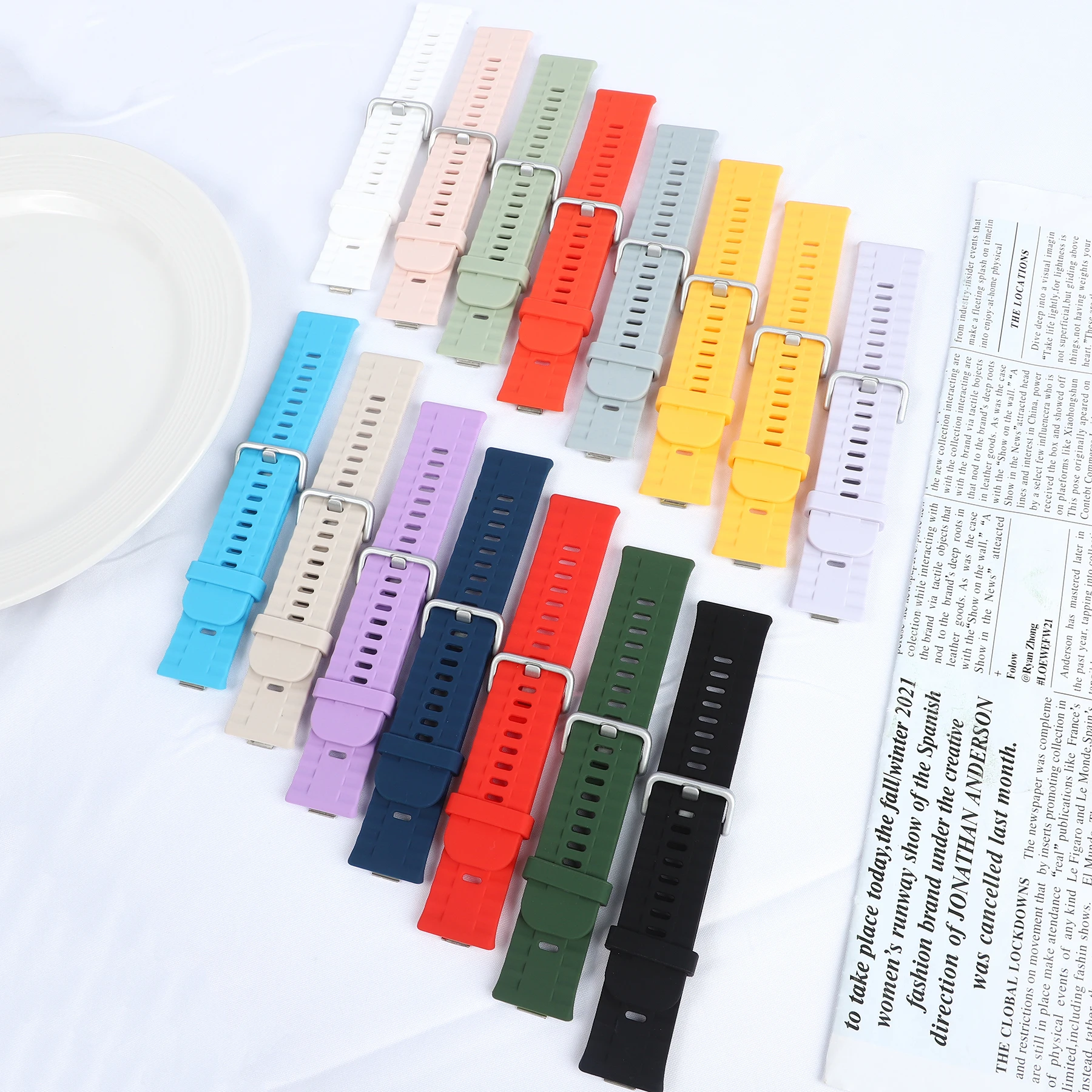 Sport Silicone Replacement Watch Strap - Original Fit