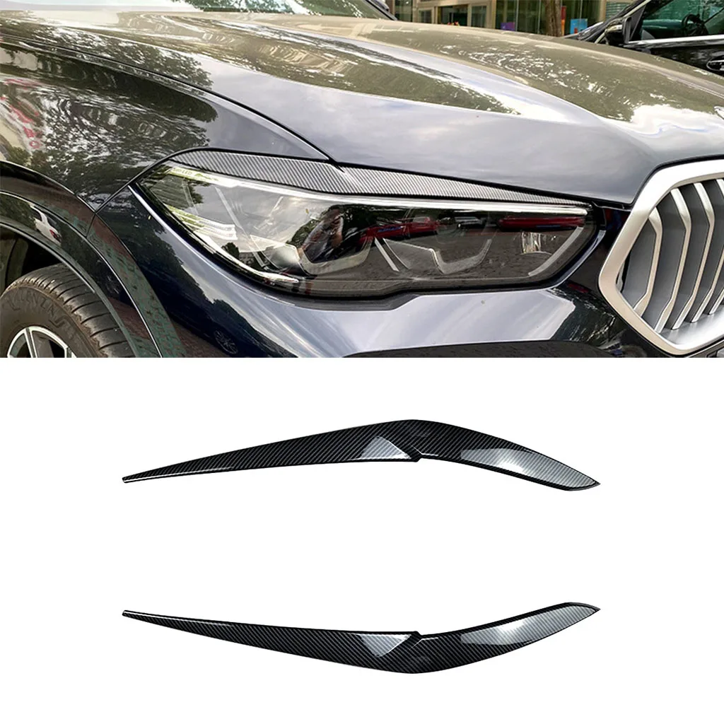 

Глянцевая черная/карбоновая передняя фара для BMW X5 X6 G05 G06 2019 +