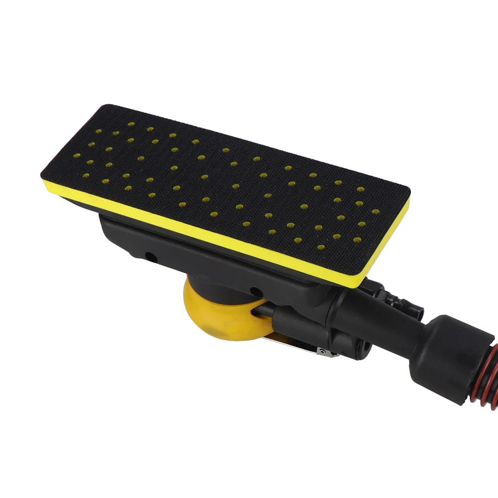 HIFESON 70x198mm Pneumatic Orbital Sander 98A Air Sander Polishing Vacuum Rectangular Sanding Machine For Metal Car Polishing 3