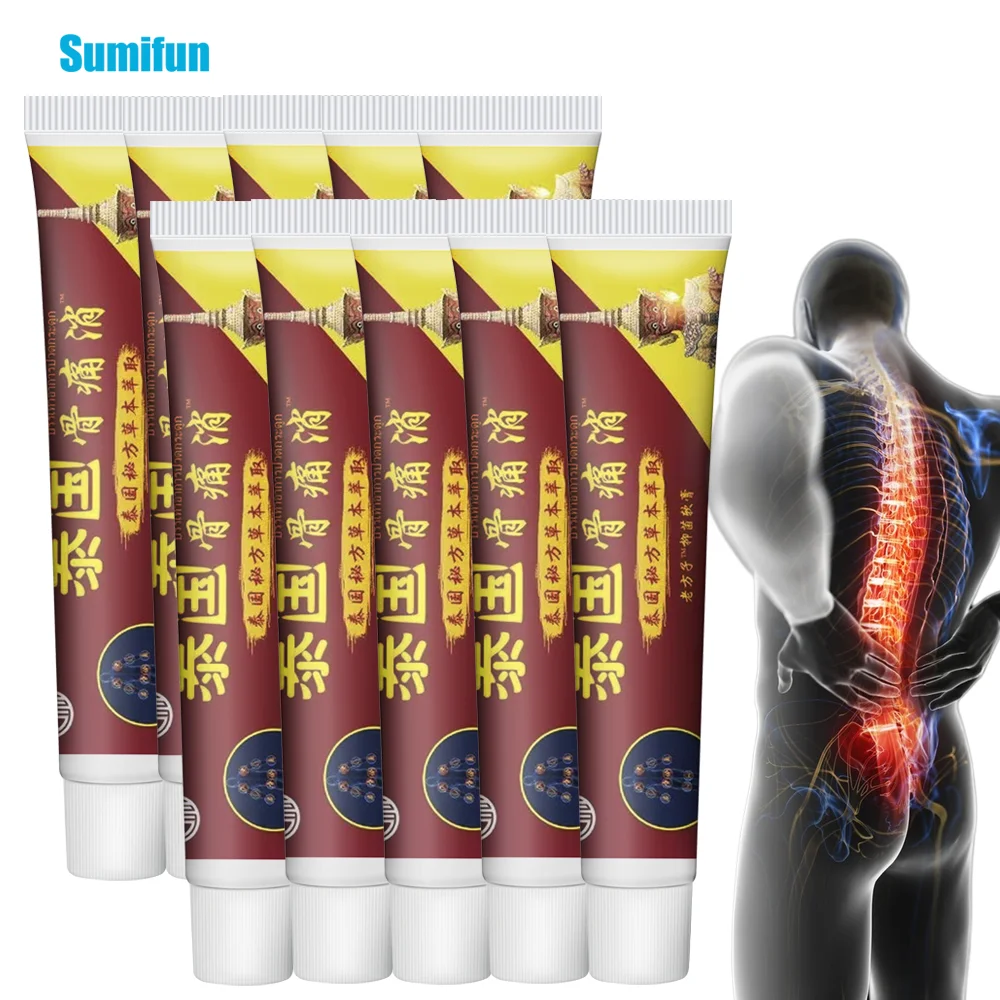 

1/2/3/5/10Pcs Thailand Pain Relief Cream Knee Joint Muscle Ache Medical Plaster Arthritis Analgesic Orthopedics Health Ointment