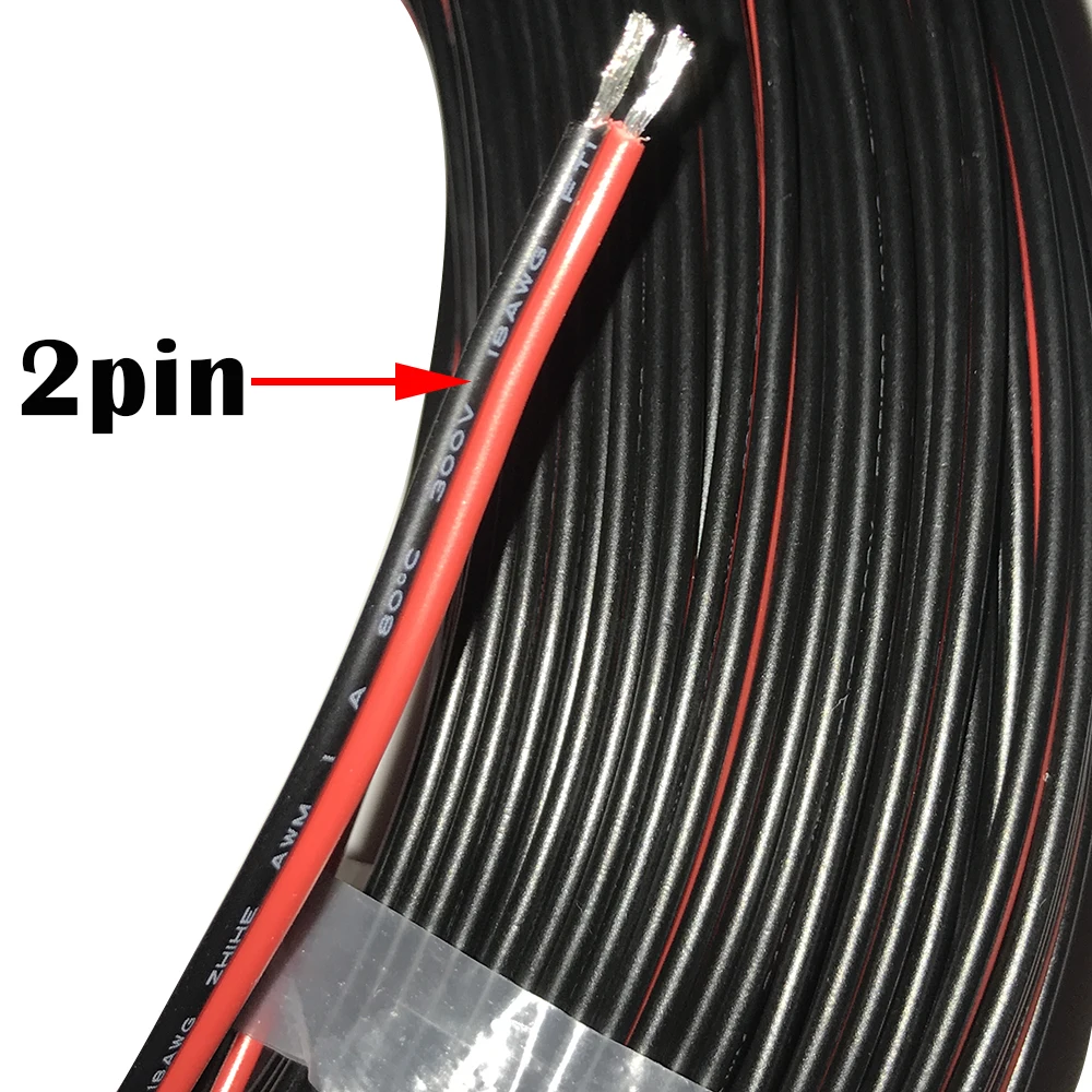

Кабель-удлинитель из луженой меди, 2 контакта, 100 м, 18awg