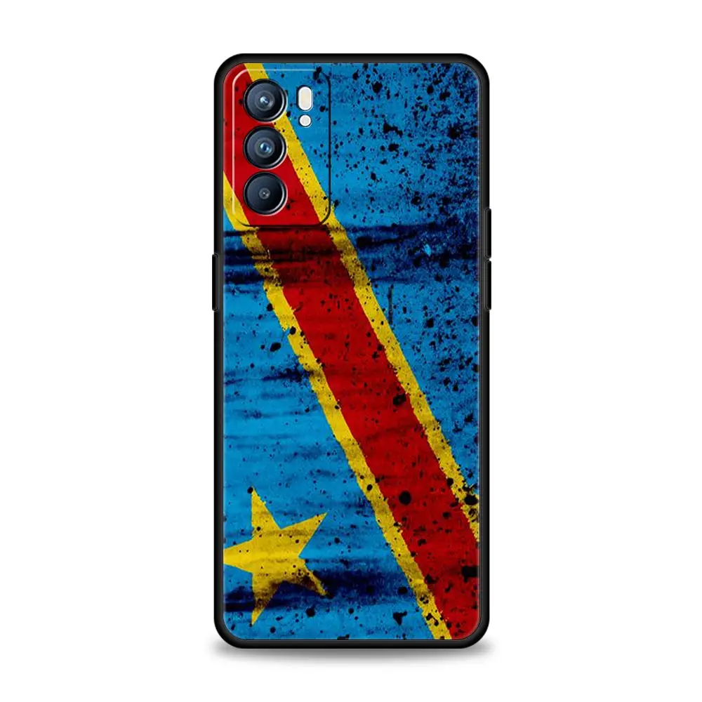 Congo Flag Design Phone Case Cover