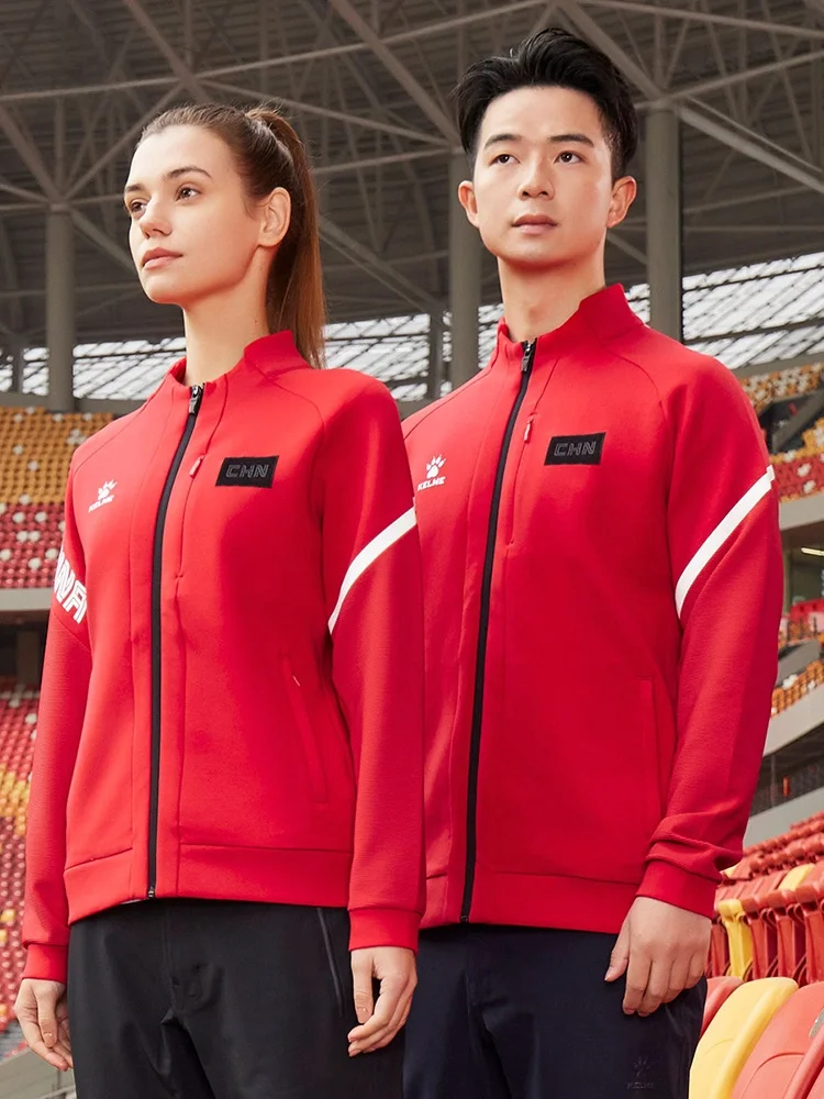  니트 자켓 남성용 스포츠 축구팀 유니폼 컬러 블록 오픈 가디건 여성용 스포츠 코트 2023 봄 캐주얼웨어