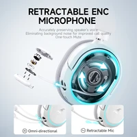 Picun G2 2.4GHz Bluetooth Wireless Gaming Headset For PC PS4 PS5 Phone Switch 5ms Low Latency 7.1 Surround Wired Headset ENC Mic - Image 5