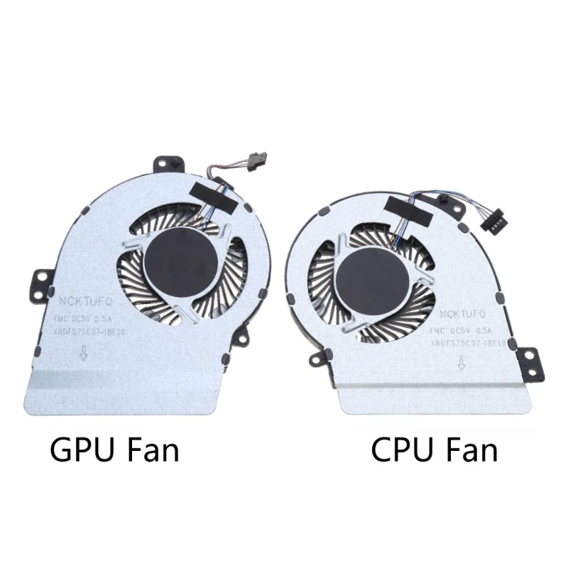 새로운 팬용 HP 15-CS TPN-Q208 CPU 쿨러 L40620-001 L40619-001 ND75C07-18E19 ND75C07-18E20