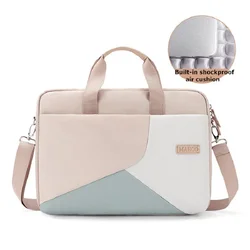 Durable Laptop Sleeve Bag - Protective Briefcase Carrying Case, Fits 14 - 15.6 Inch Devices - 14 inch (Khaki)