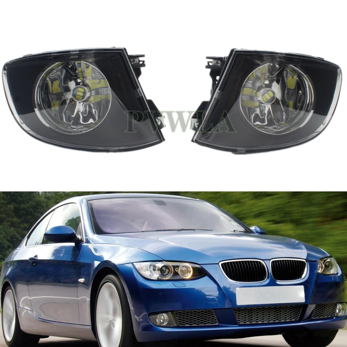 

Front Bumper Fog Light With Bulbs 63176937465 63176937 For BMW E92 E93 Coupe 325i 328i 330i 335i 335xi 2006 2007 2008 2009 2010