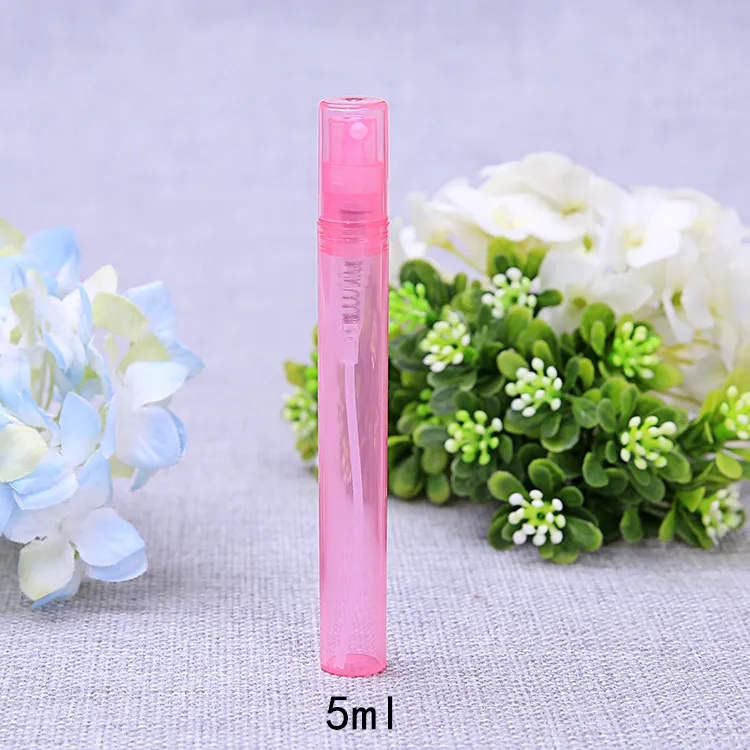 5ml 10pcs/lot mini perfume bottles/clear plastic spray perfumes bottle