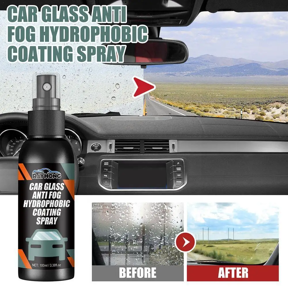 

Water Repellent Spray Anti Rain Coating For Car Glass Hydrophobic Anti-rain Car Liquid Windshield Mirror Mask Auto Polish K S4Y8