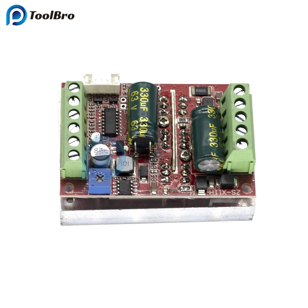 DC Motor Speed Controller 400W 20A BLDC 3-Phase DC Brushless Motor Speed Controller Module DC 6-60V PWM Hall Motor Control Switch Driver Board