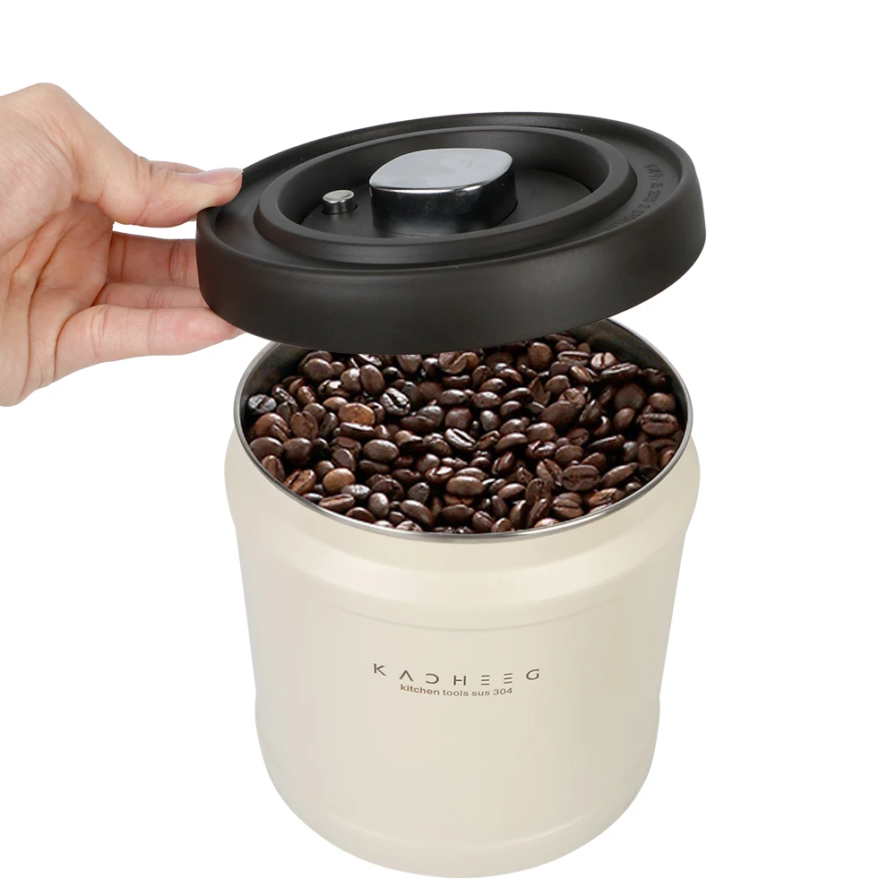 Airtight Coffee Container Food Kitchen Storage Organizer Stainless