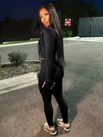 Laxsesu Sporty Casual 2 Piece Set Femmes Survêtement À Capuchon Zip Crop Tops + Leggings Fitness Soft Stretch Streetwear Activité Costume 2