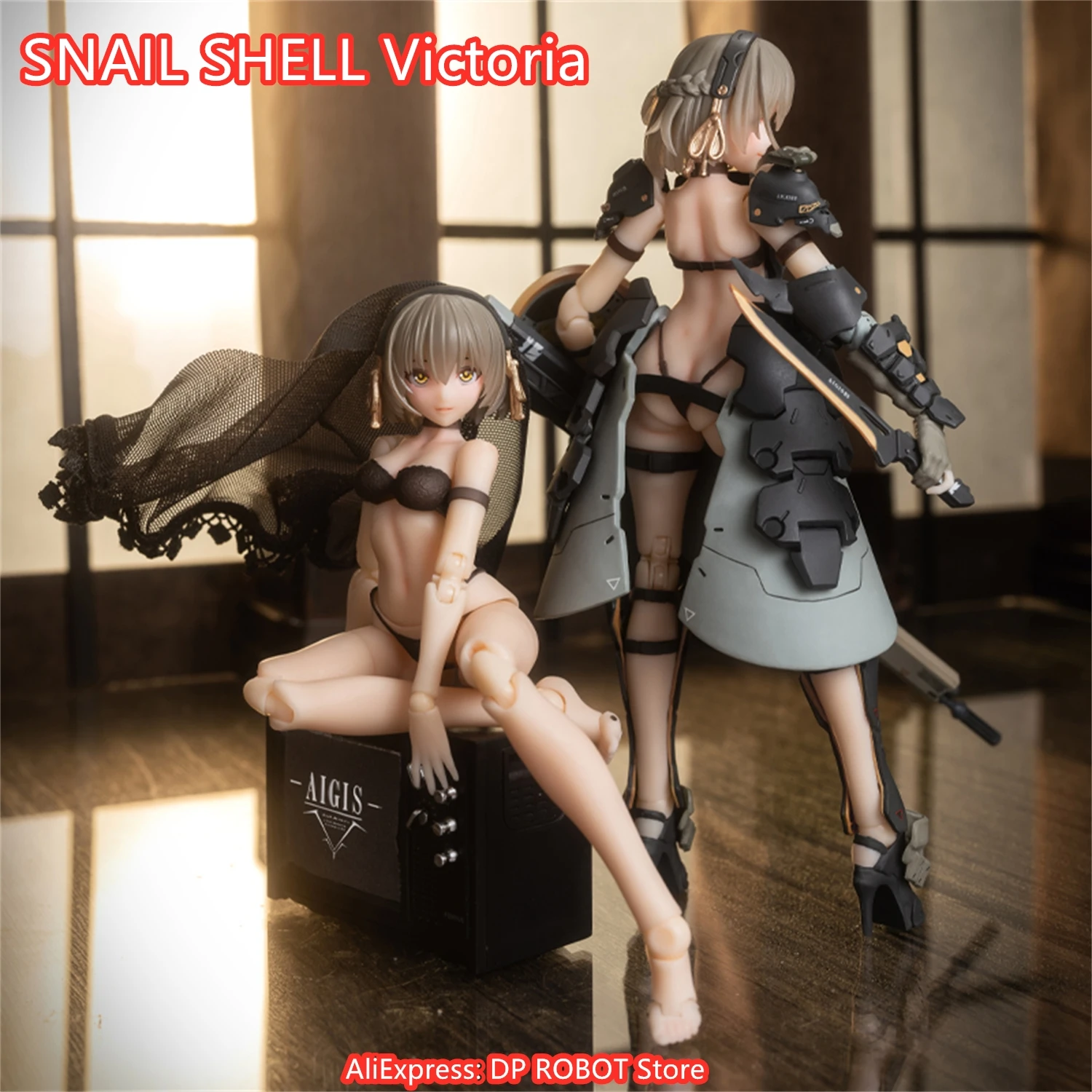 【IN STOCK 】Original SNAIL SHELL Victoria Panzer Girls Two Bodies 1/12  Mobile Suit Girl SO COOL PVC Action Figure - AliExpress, image size:1500x1500