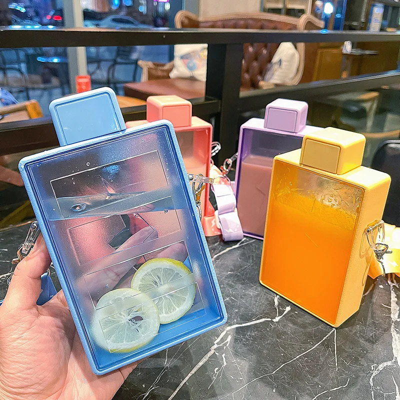 Flat Drinking Water Bottle Flat Water Bottles Travel Flat Portable