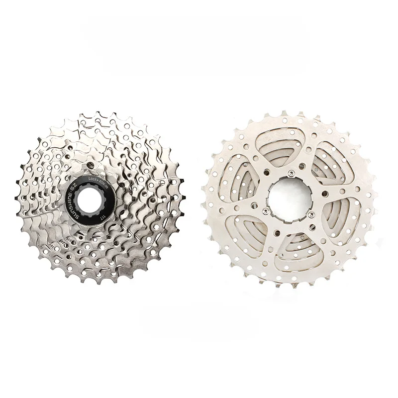 SHIMANO SRAM Bicycle Sprocket Gear Bicycle Cassette Bike Freewheel Bike Sprocket Bicycle Parts SUNSHINE MTB Bike Cassette 8/9/10/11/12Speed 34/36T/40T/42T/46T/50T/52T Bicycle Cassette Freewheel MTB Sprocket