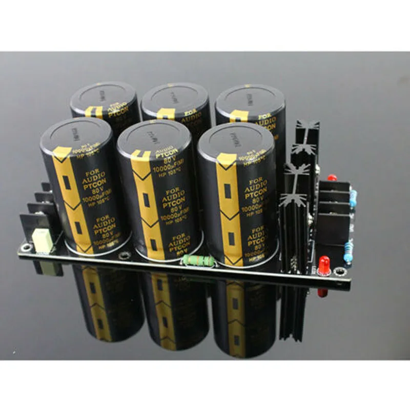 

Аудио конденсатор 6x10000uF 80V сварочная выпрямительная плата фильтра Schottky