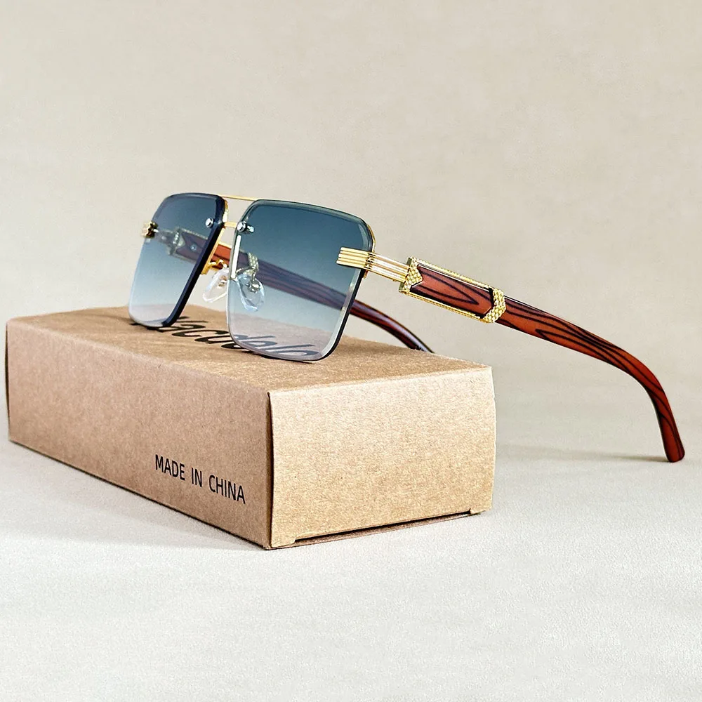 2025 Fashion Sunglasses For Men Oculos Square Sunglasses