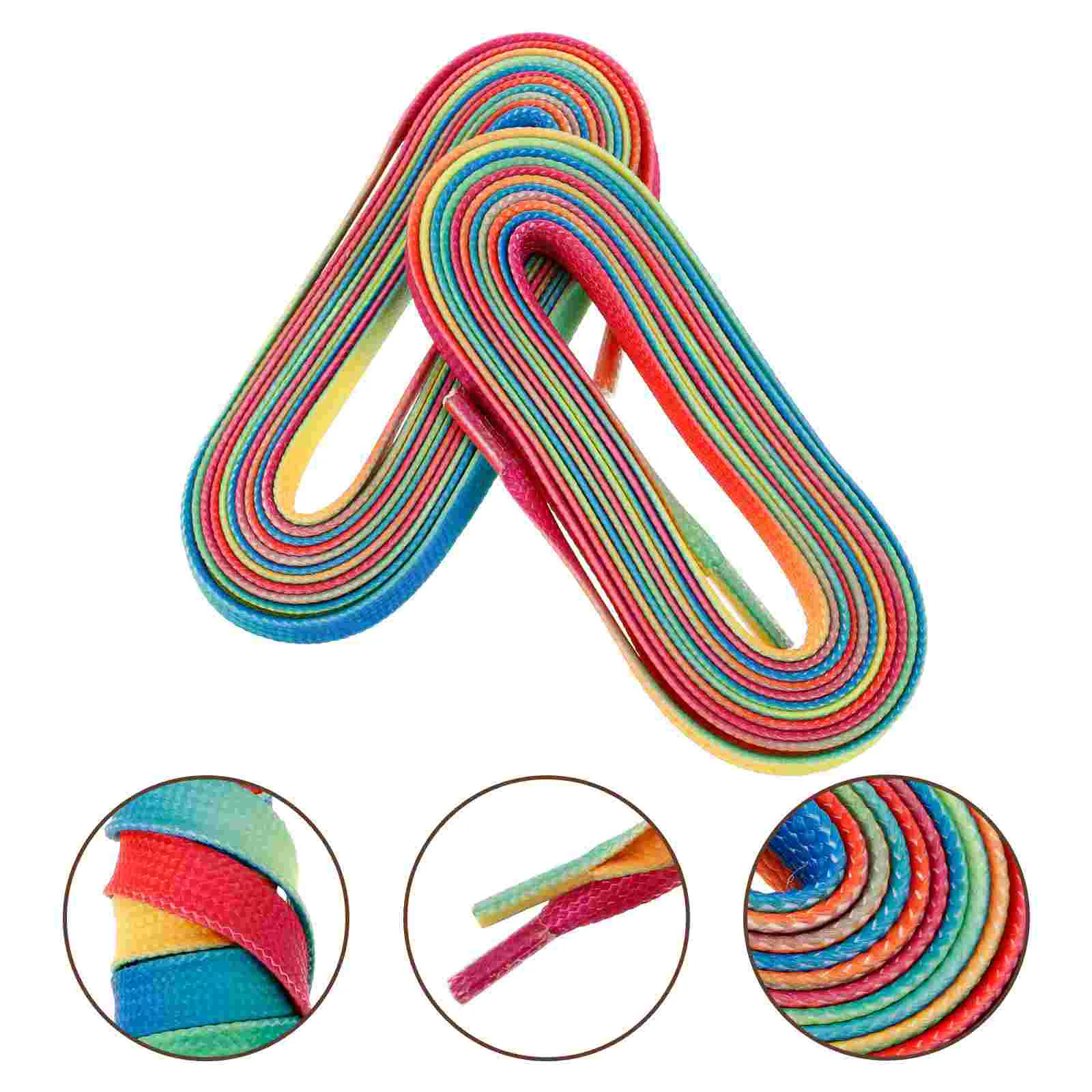 

Hockey Shoelaces Skate Accessories Ice Skates Roller Straps Sports Replacement Waxed