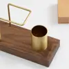 Wooden Paper Napkin Holder Napkin Table Container With Toothpick Case Gold Tissue Case Restaurant Decoration Kitchen Accessories 2