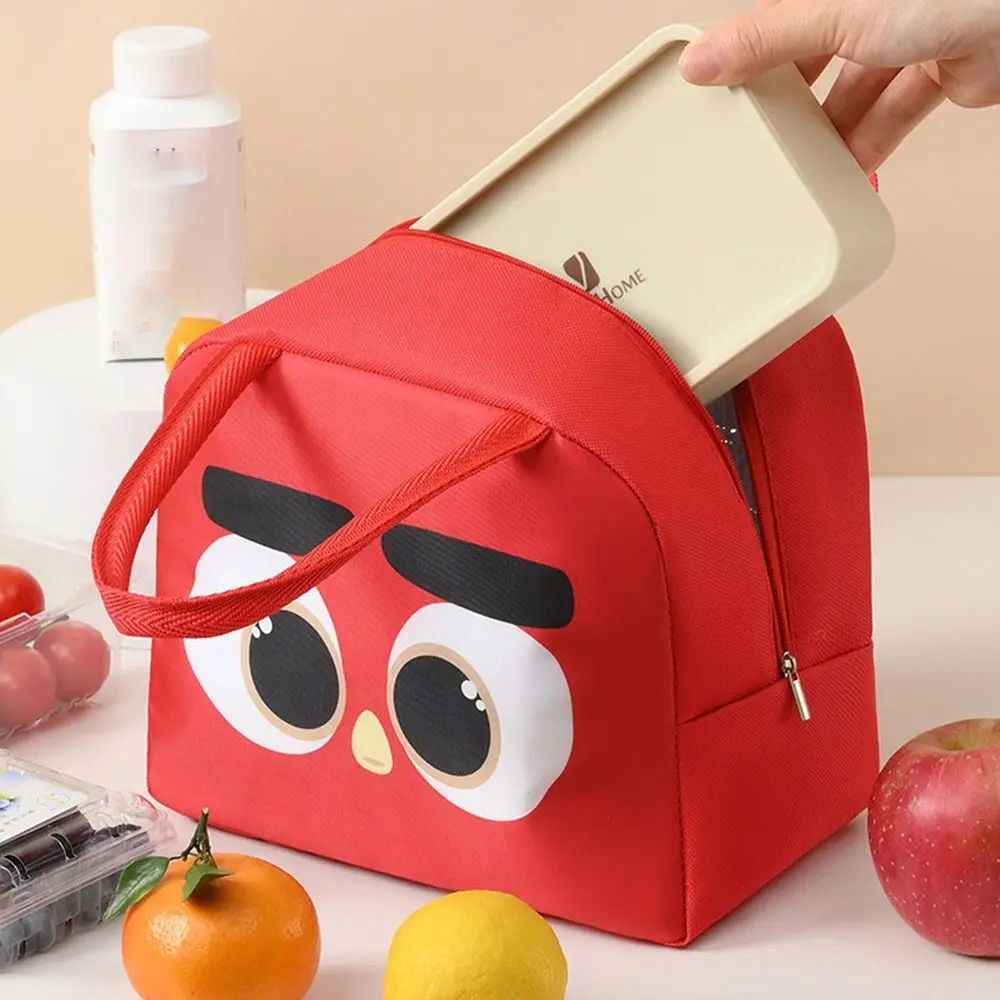 Portable Cartoon Lunch Bag Thermal Thermal Bag Tote Food Small Cooler Oxford Cloth Lunch Box Accessories
