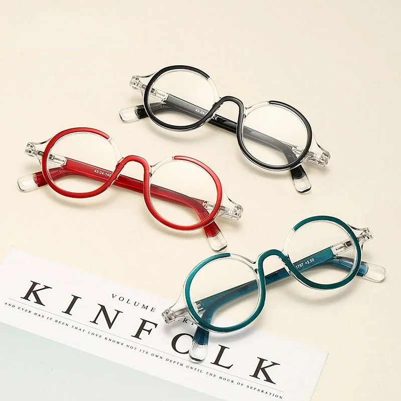 

2022 Small Round Frame Reading Glasses Retro Presbyopic Eyeglasses Blocking Blue Light Hyperopia Eyewear +1.0..+4.0