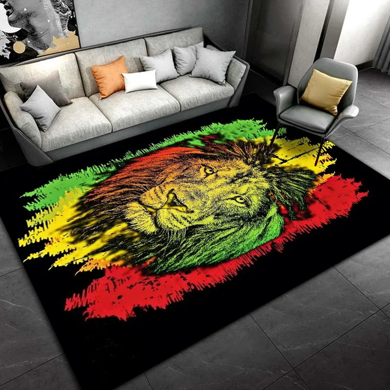 ハジャカンスタイルのマプルリーフエリアをラグ、ボブマーリーregga