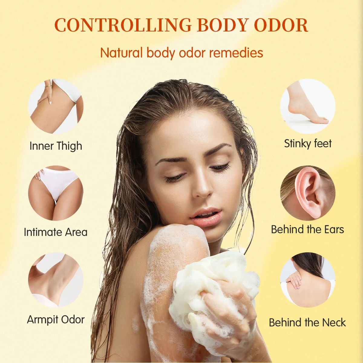 Persimmon Soap Bar Body Odor Control Purifying Deodorizing Face Body Wash Eliminating Odor Great Skin