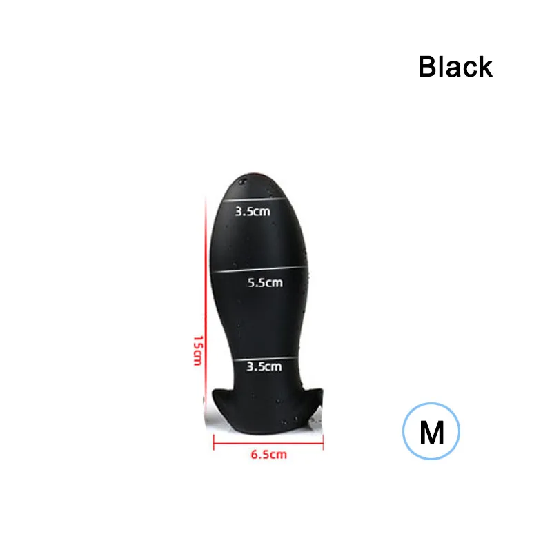 Wearable Soft Comfortable Unisex Large Dragon Egg Anal Plug