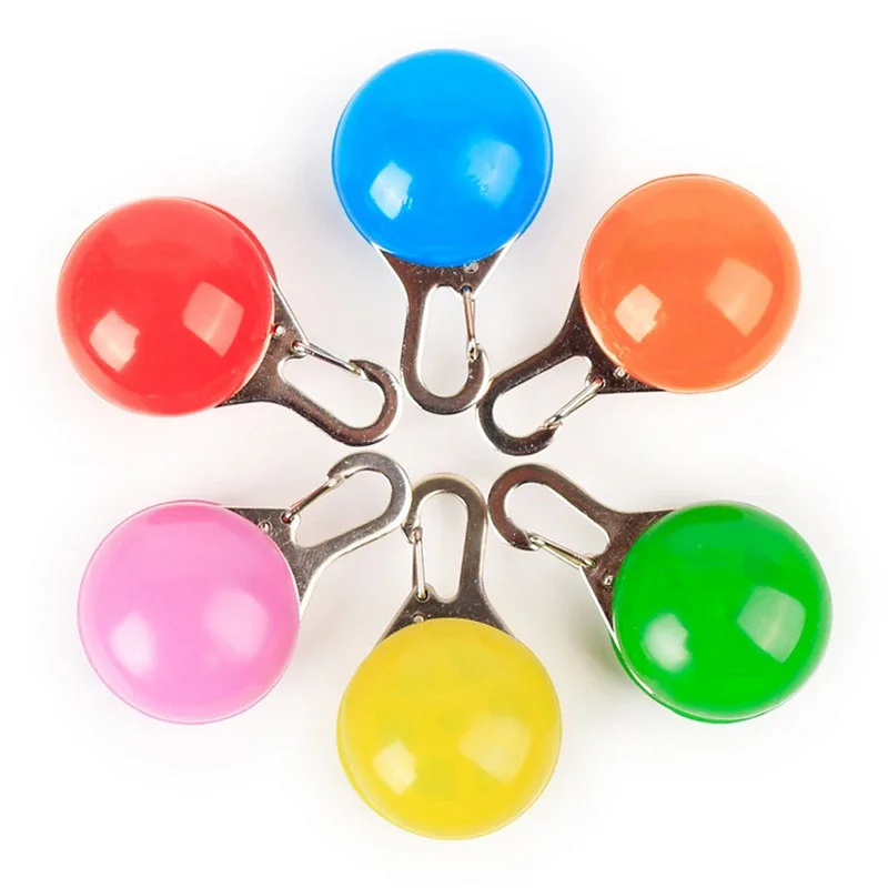 1PC LED Luminous Dog Cat Collar Glowing Pendant Flash Lights Pet Leads Accessories Night Walking Pet Collar Supplies Accessorie dog collar pet collar