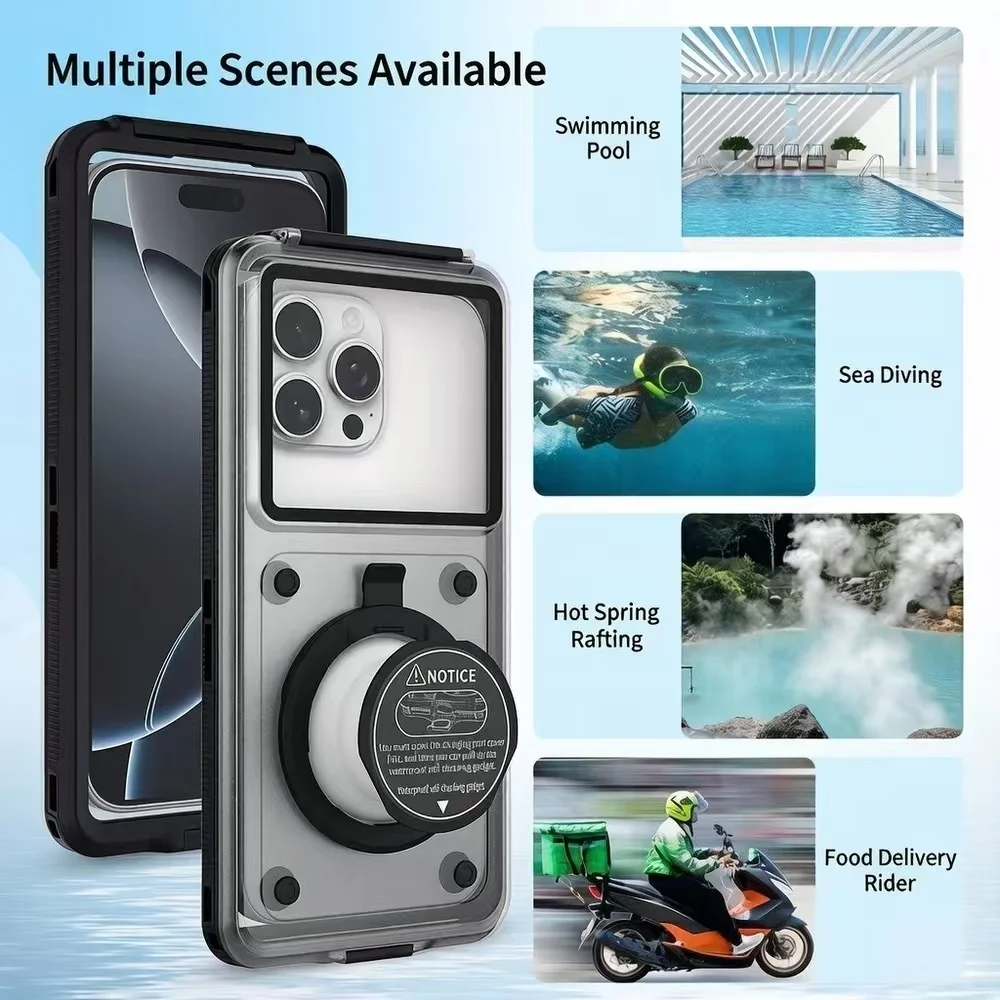 Professional Waterproof Universal Phone Case for Underwater Photography