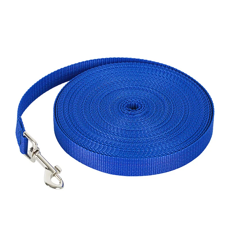 Dog Leash Nylon Walking Pet Leash Long Lanyard Traction Rope for Small Large Dogs 1.5M 1.8M 3M 4.5M 6M 10M