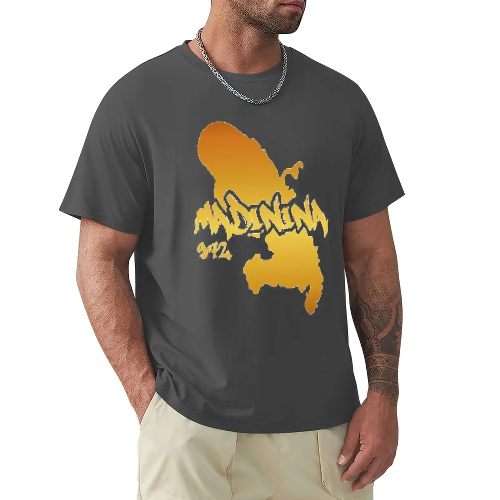 T-shirt Femme Martinique 972 Madinina - Noir Et Or Métallisé - Dashop
