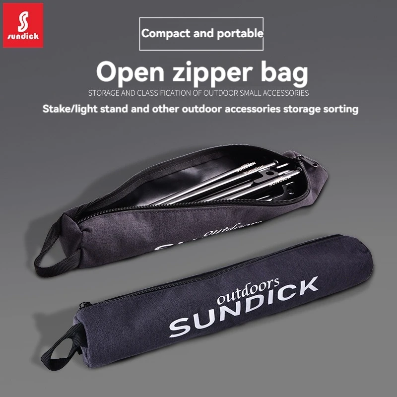Outdoor Camping Storage Bag Pencil Case Pegs Storage Zipper Round Bag camping storage bag