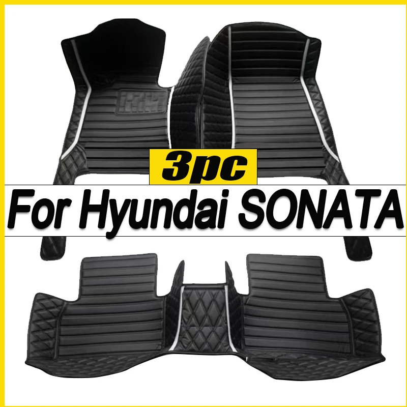 

Artificial Leather Custom Car Floor Mats for Hyundai SONATA 2015-2018 Interior Details Car Accessories