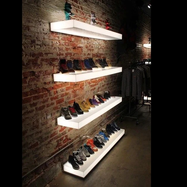 Shoe Display Retail Shoe Display Wall Shelvs & Racks For Sale